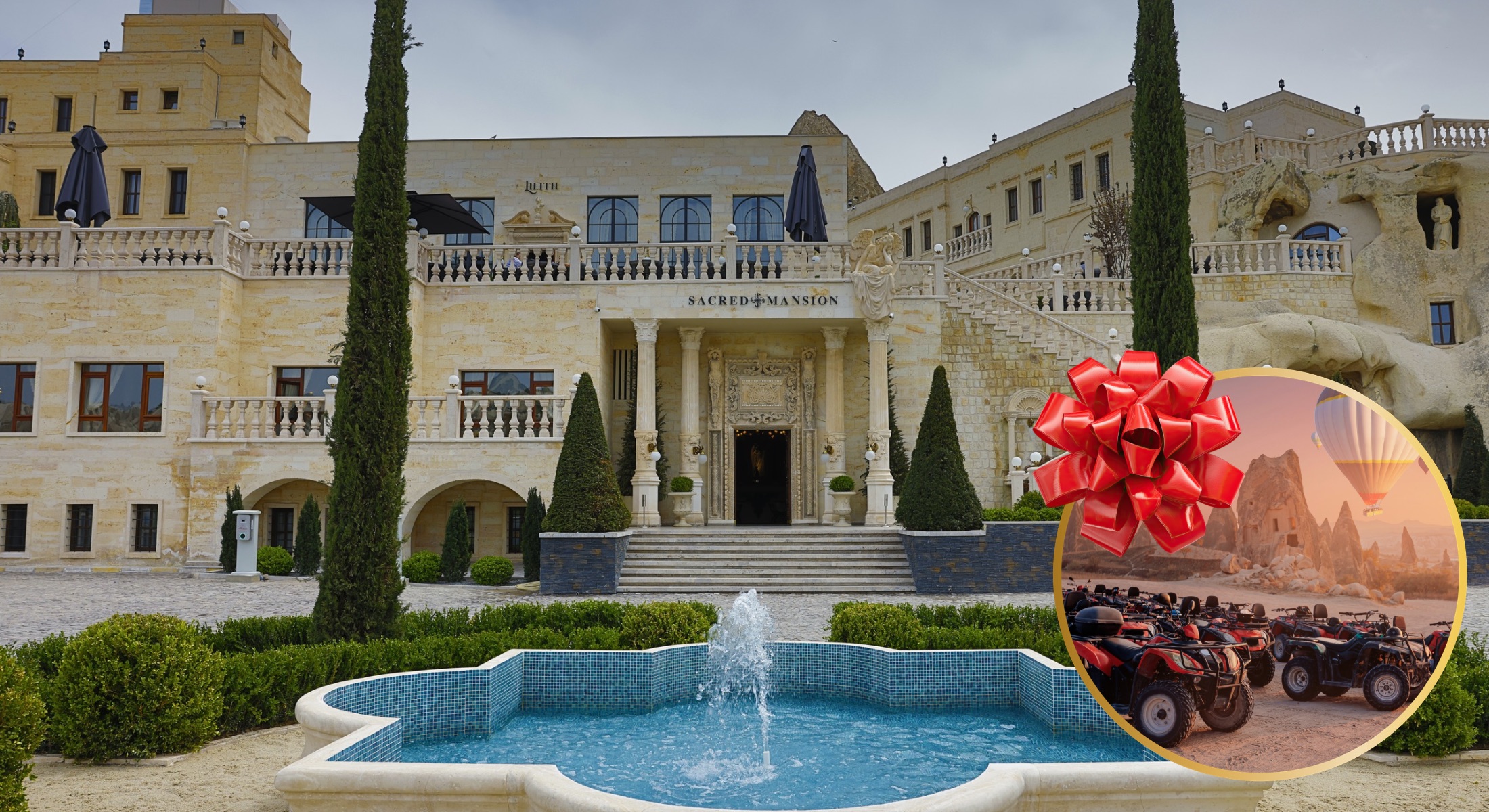 2 Nights 3 Days Sacred Mansion Cappadocia Tour  with Airport Transfers + Complimentary ATV Tour